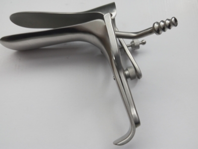 Double wing vaginal examination dilator (with flues)