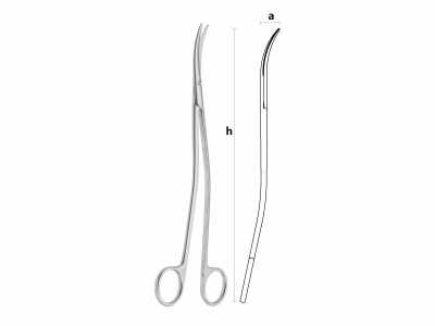Prostatic scissors