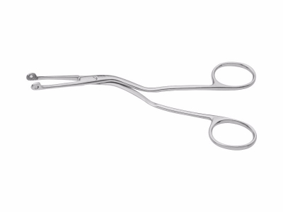Tracheal catheter holding forceps