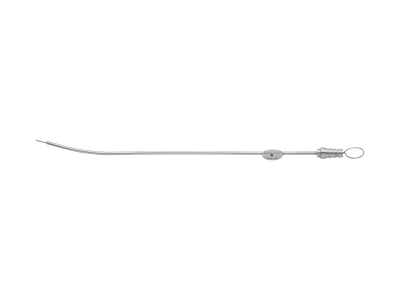 Curved brain suction tube
