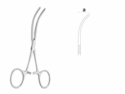 The aortic clamp (the forceps)